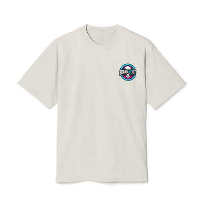 The Road-Worn Chevelle Car Tee: Heavyweight Boxy Neon Muscle Car Graphic Tee