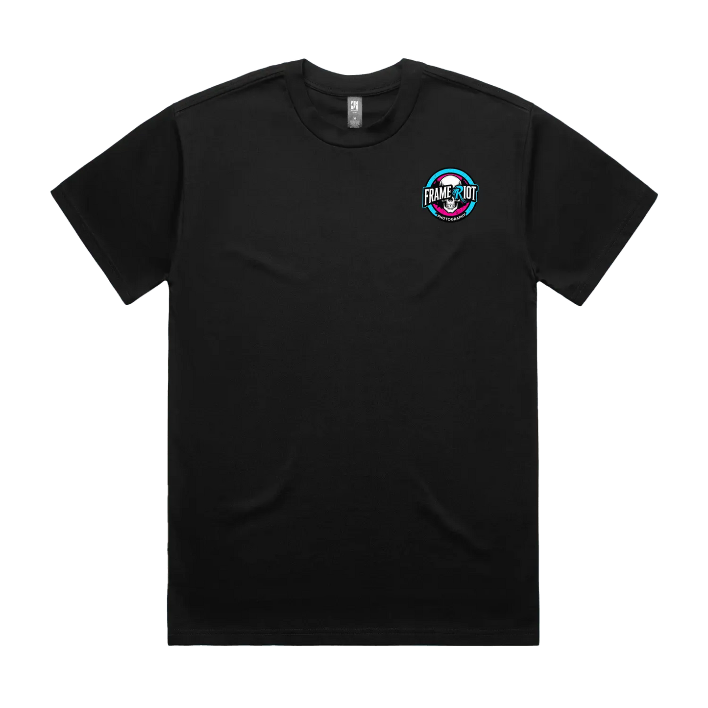 Black front flat lay