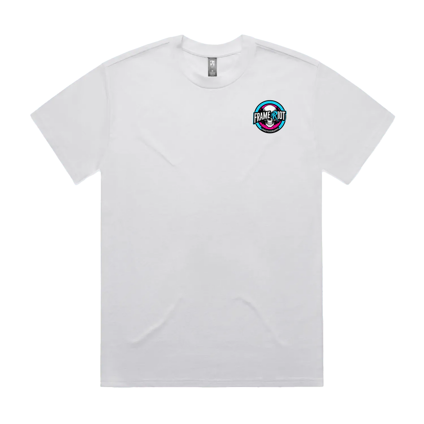 White front flat lay