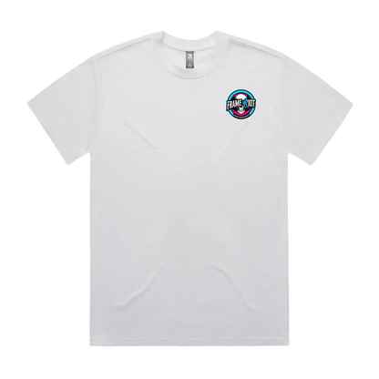 White front flat lay